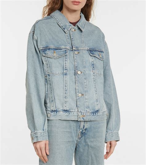 agolde charli oversized denim jacket